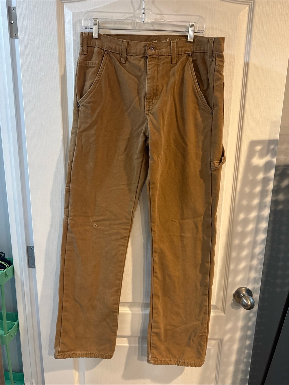 Dickies carpenter pants with flannel lining